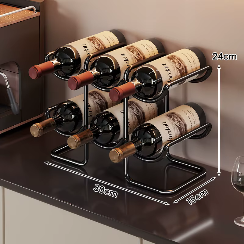 Étagère de rangement pour vin, décoration décorative, porte-verres à vin inversés, porte-bouteilles 