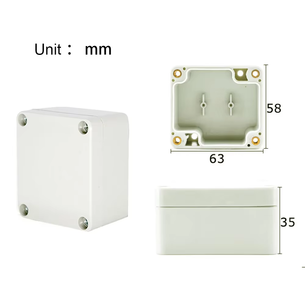 Boîte de jonction de projet pour câble électrique extérieur bricolage étanche IP67 boîtier de fil 11