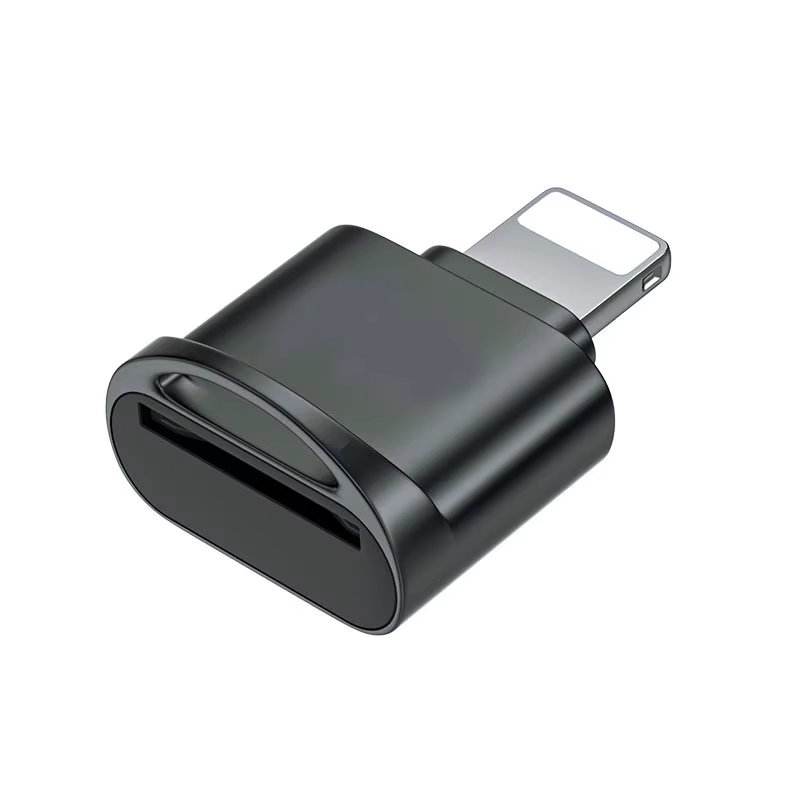Lecteur de carte TF Lightning pour iPhone 14/13/12/11/Pro Max et iPad – Transfert de photos de l'app