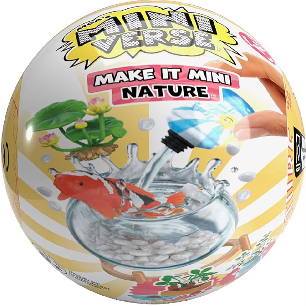 Mga Miniverse – boîte mystérieuse, figurines d'action, Mini boîte aveugle naturelle, boule de plante