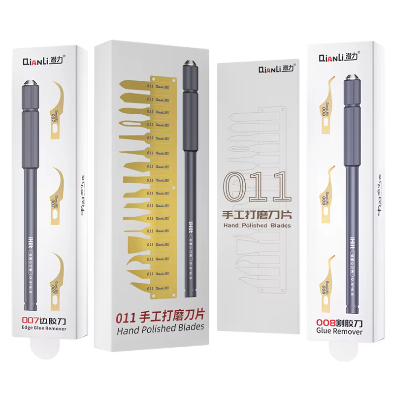 QianLi 007 008 009 011 couteau de Scalpel d'élimination de la CPU colle grattoir gaine BGA IC nettoy