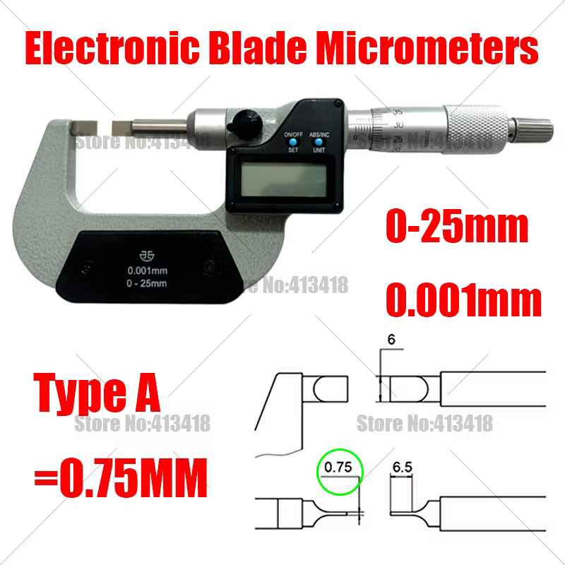 XIBEI micromètres électroniques Bblade 0-25mm 25-50mm IP65 micromètre numérique étanche mesure rapid