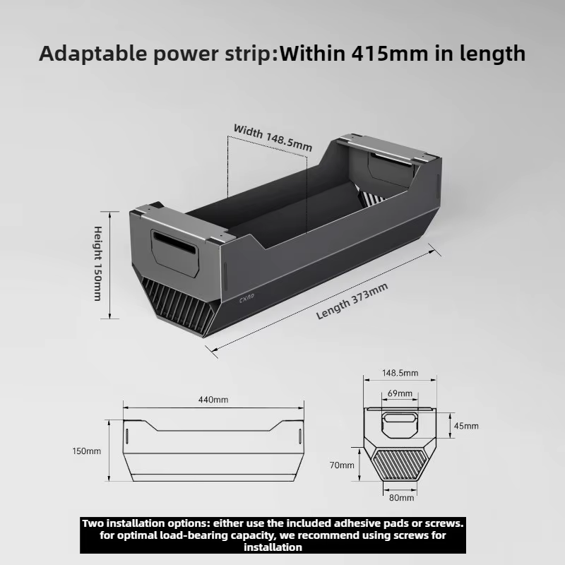 Supports de stockage de fils, Table sous le câble d'ordinateur, support d'organisation de ligne d'or