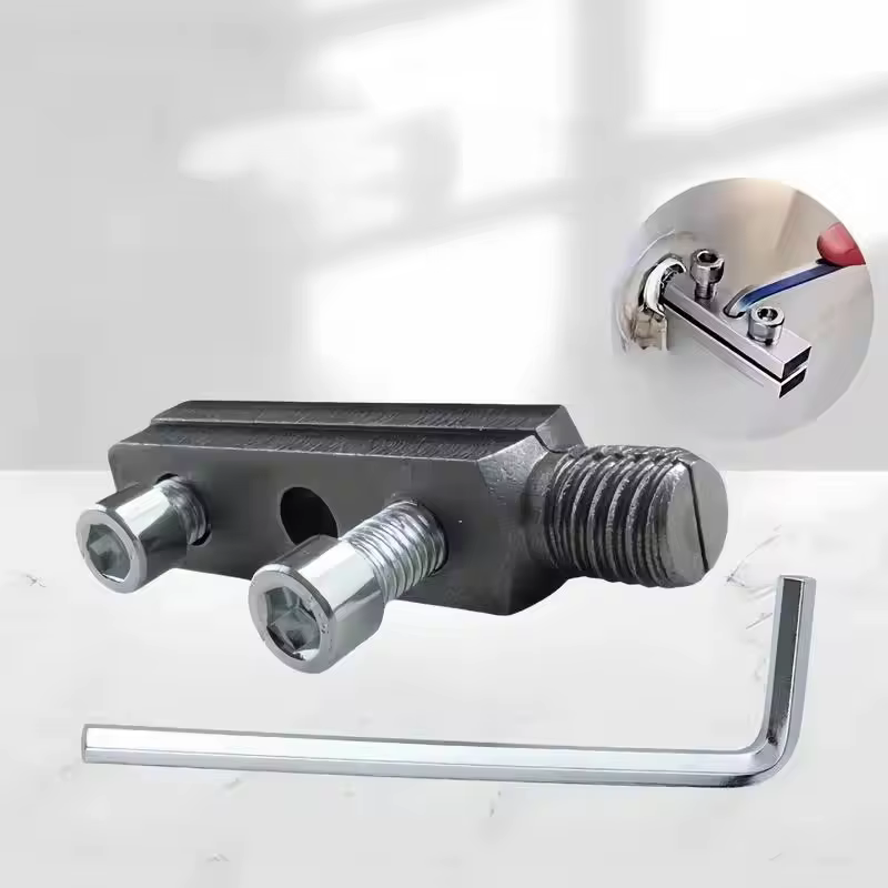 Extracteur de vis de valve de robinet-outil multifonctionnel pour enlever les vis dénudées et les bo
