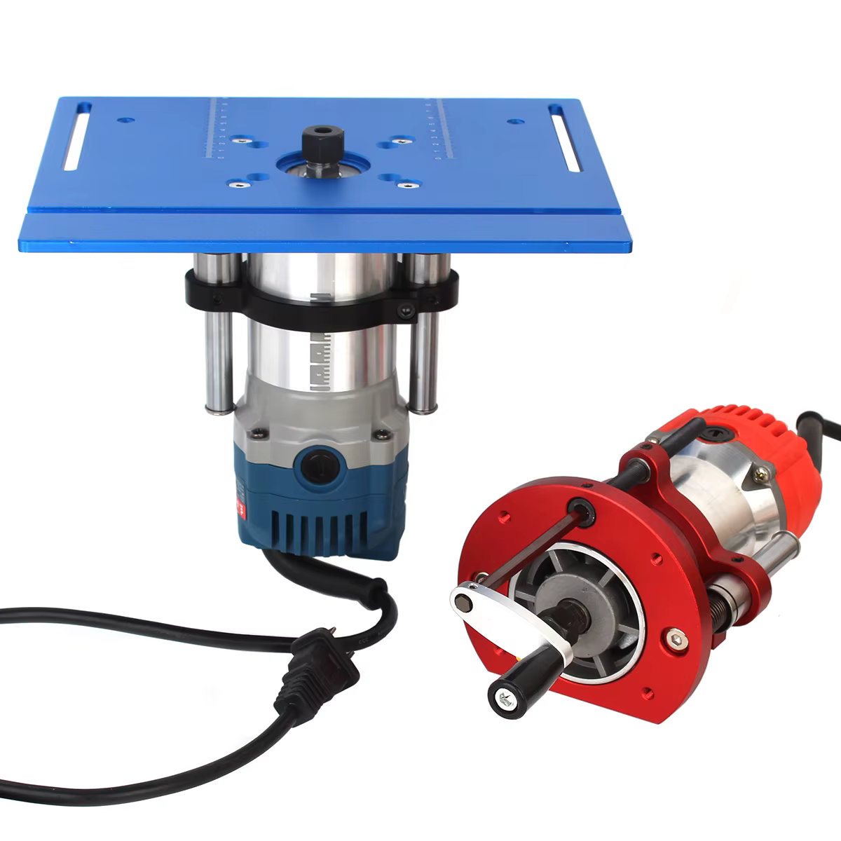 Kit de levage de routeur et plaque de routeur en aluminium pour une universelité de 65mm de diamètre