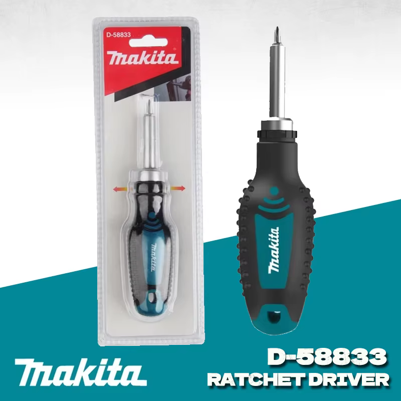 MAKITA D-58833 tournevis à cliquet magnétique semi-automatique positif négatif cliquet tournevis ant