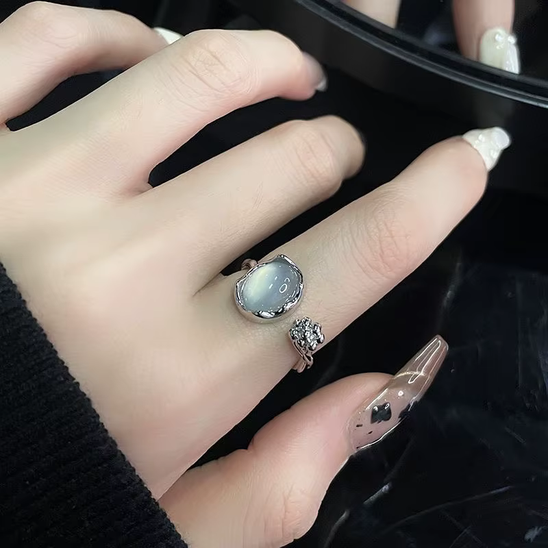 Bague à nœud rose, Design romantique, bijoux exquis pour femmes, adaptées aux fêtes, Dates, mode per