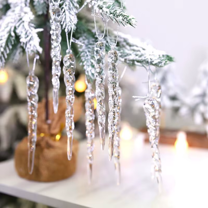 2025 nouveau flocon de neige ornement arbre de noël ornements exquis boîte-cadeau emballage glaçon p