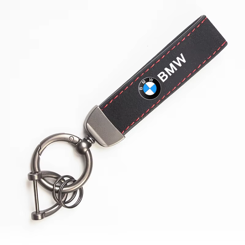 Porte-clés de voiture en cuir de luxe, porte-clés pour BMW E46 E60 E90 E39 E87 E36 E92 E70 E91 X3 X5
