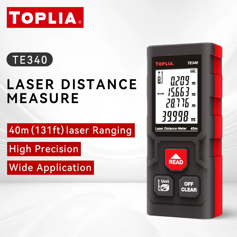 TOPLIA télémètre Laser 40M ruban à mesurer numérique télémètre Laser de haute précision télémètre à 
