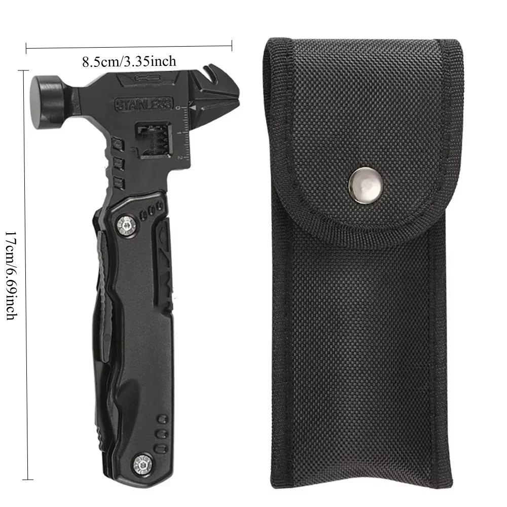 Pince pliante universelle, clé multifonctionnelle, marteau, outils à main combinés pour la réparatio