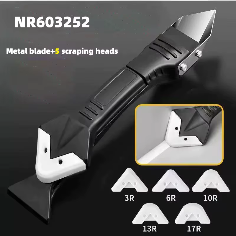 Raclette grattoir en Silicone, dissolvant de colle, couteau, Angle de calfeutrage, outil de truelle 