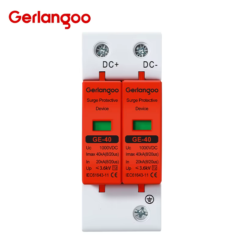 Dispositif de protection contre les surtensions 2P DC SPD 20KA 40KA, 500V 600V 800V 1000V, protecteu