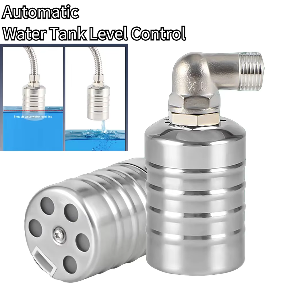 Vanne à bille flottante en acier inoxydable, vanne de contrôle automatique du niveau d'eau, vanne à 