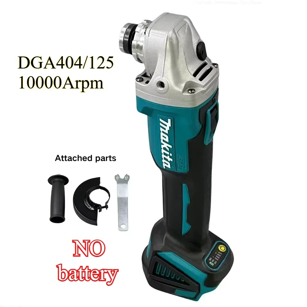 Makita DGA404 125mm/100mm meuleuse d'angle électrique au Lithium sans brosse Machine de découpe Rech