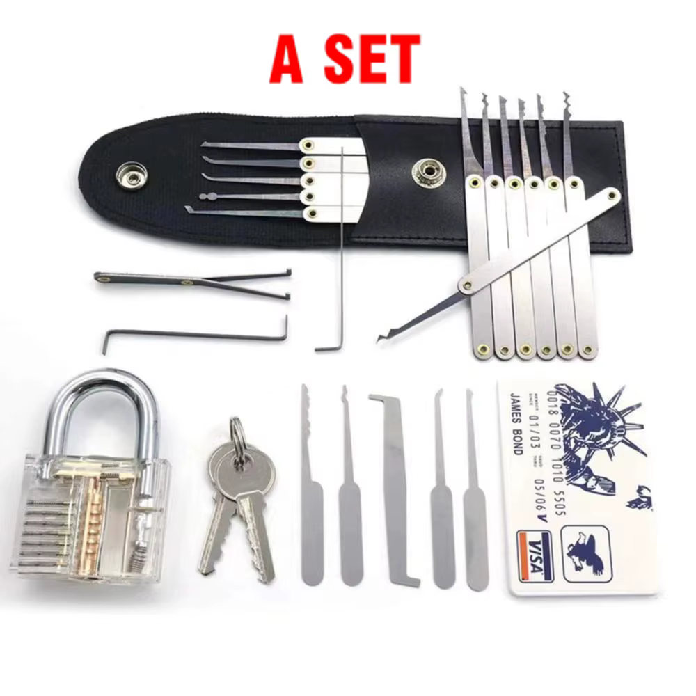 Kit de crochetage de serrures, extracteur de clés cassées, outils de serrurier automobile, outils ma