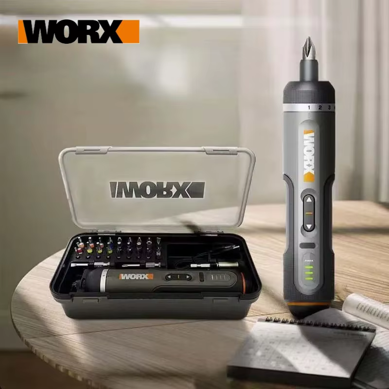 Worx 4V jeux de tournevis électriques WX242 tournevis électriques sans fil intelligents poignée Rech