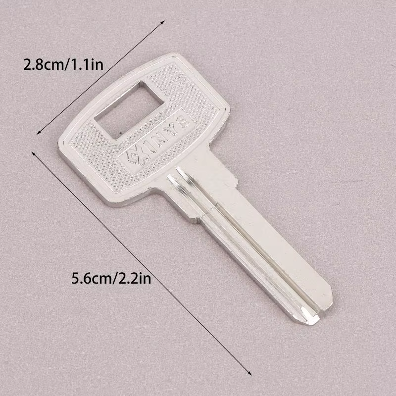 10 PCS/LOT Clé vierge FAV1D Baili à double fente, couramment utilisée, Matériau de clé / Clé vierge