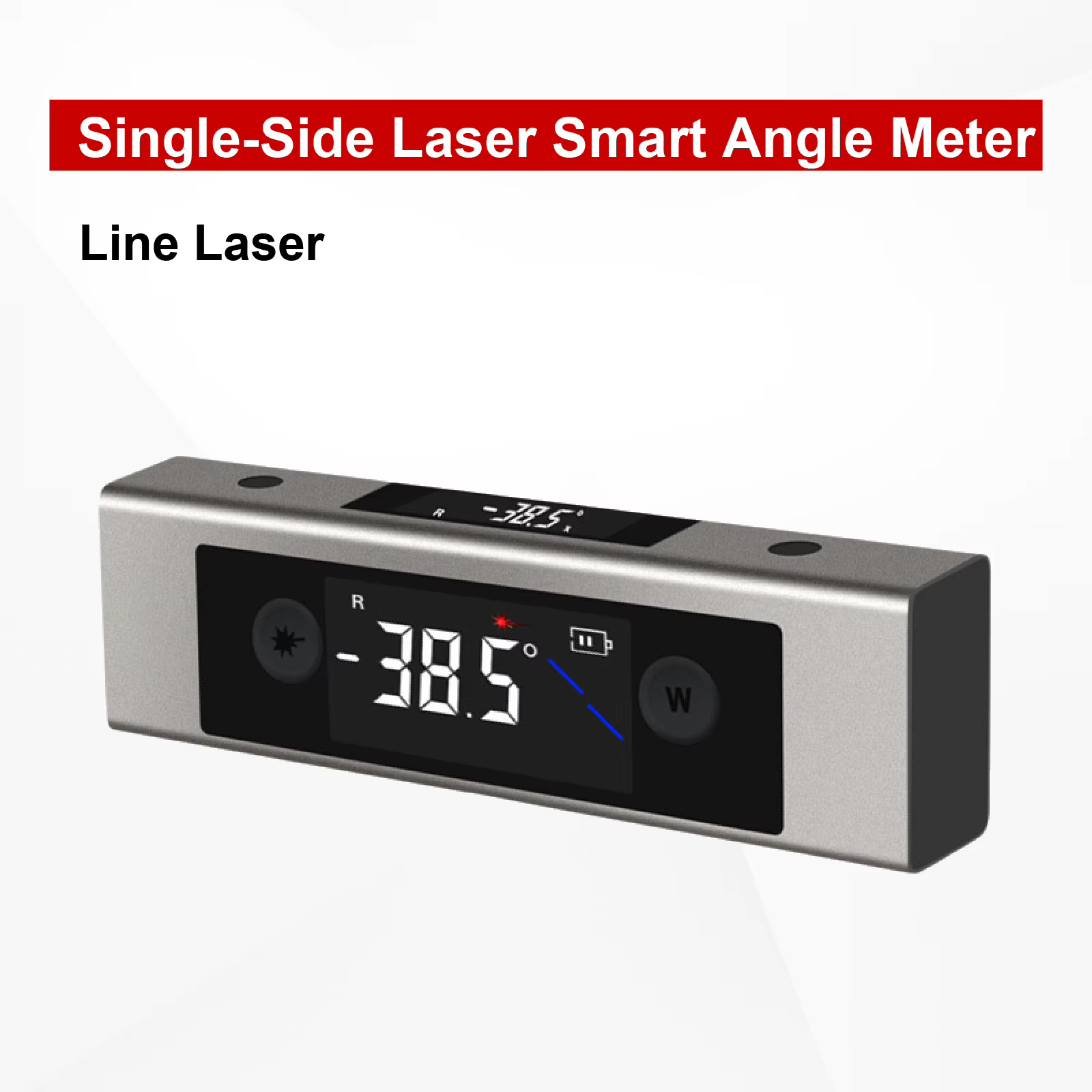 Niveau Numérique Multifonction avec Laser Infrarouge Inclinomètre Intelligent Double Axe Écran LCD P