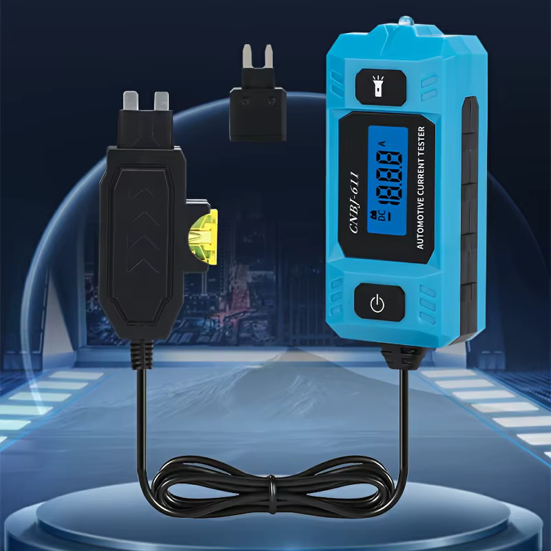 Testeur de Circuit de voiture, plage 12V 0.01 ~ 19.99A, Test de courant, fusible, outil de Diagnosti
