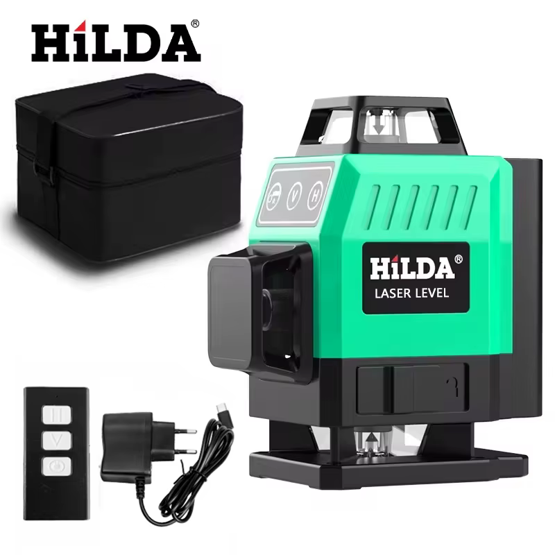HILDA 16/12 lignes niveau laser ligne verte SelfLeveling 360 horizontal et vertical super puissant f