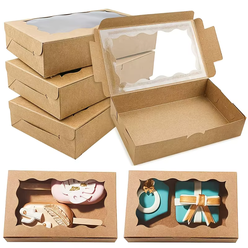 30 coffrets cadeaux avec fenêtres, coffrets cadeaux élégants, utilisés pour le mariage, l'anniversai
