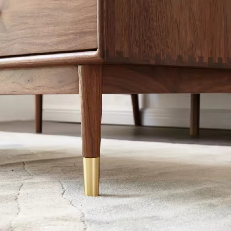 Pieds de Table basse en bois massif, 4 pièces, pour meubles, canapé-lit en bois et métal, chaise, ma