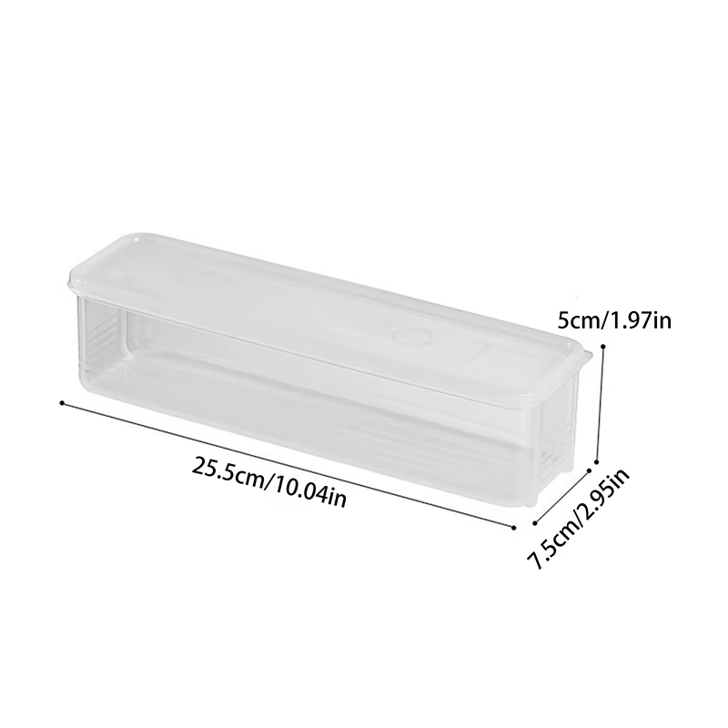 Boîte fraîche boîtes de rangement pour réfrigérateur, conteneur alimentaire avec couvercle, bac à lé
