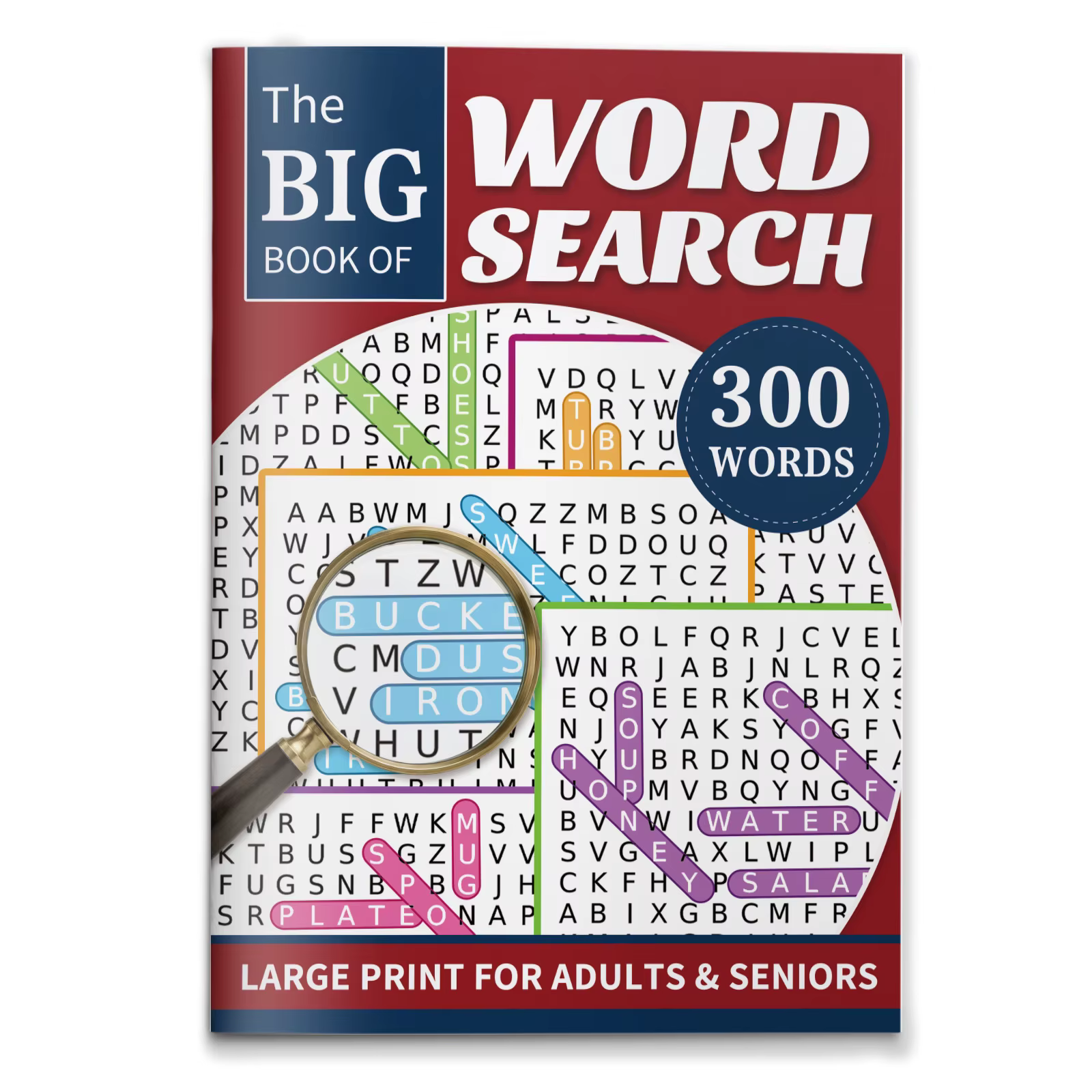 Le Grand Livre des Recherches de Mots : Livre de Recherches de Mots et de Puzzles de Trouvailles de 