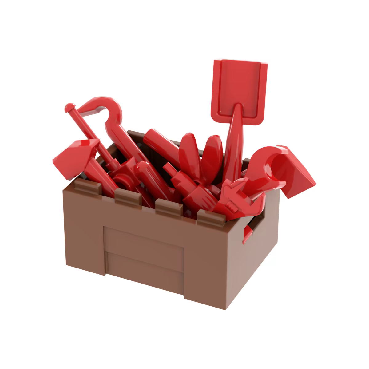 Boîte à outils et conteneurs, blocs de construction compatibles avec les grandes marques, jouets ass