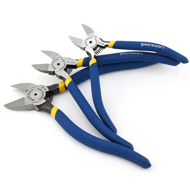 Pince coupante professionnelle 5/6/7 pouces, outil de dénudage de fil, coupe latérale, bavures de câ