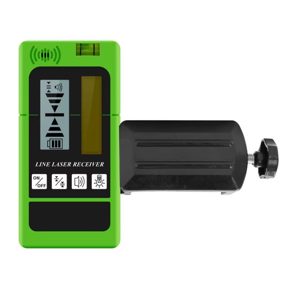 Récepteur de faisceau laser, détecteur de niveau, détecteur de faisceau vert et rouge, écran LCD, ré