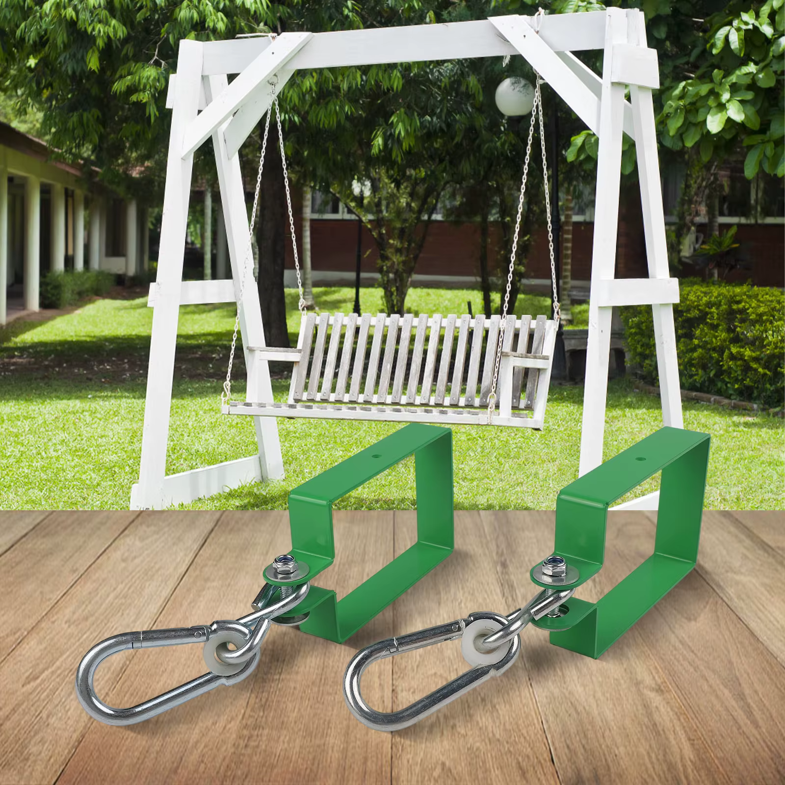 Accessoires de support de balançoire en métal pour la réparation de balançoires et la construction d