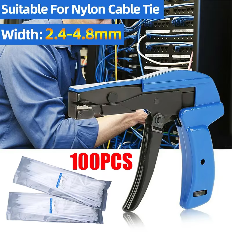 Pince à fermeture éclair en nylon HS-600A outil de coupe de fixation pour câble en nylon, largeur 2.