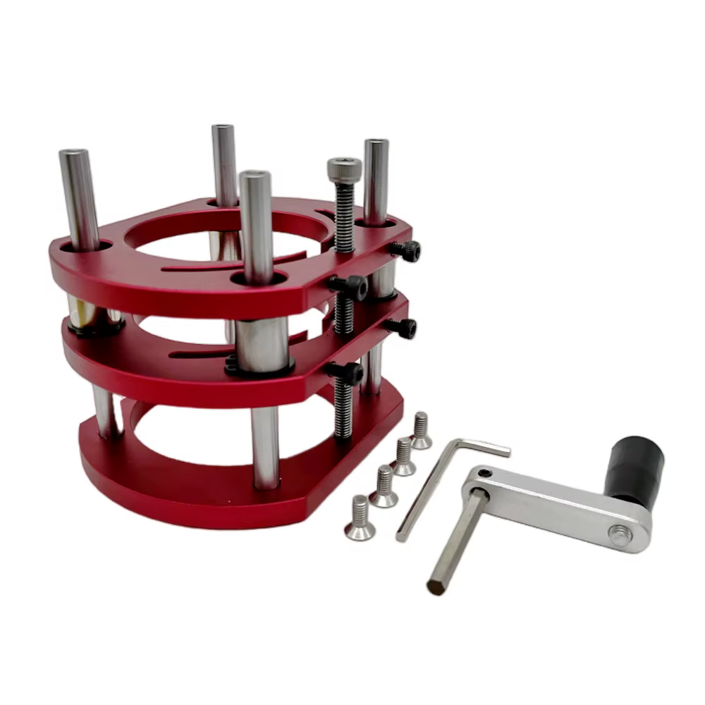 Système de levage de routeur pour le travail du bois et plaque supérieure en aluminium pour moteurs 