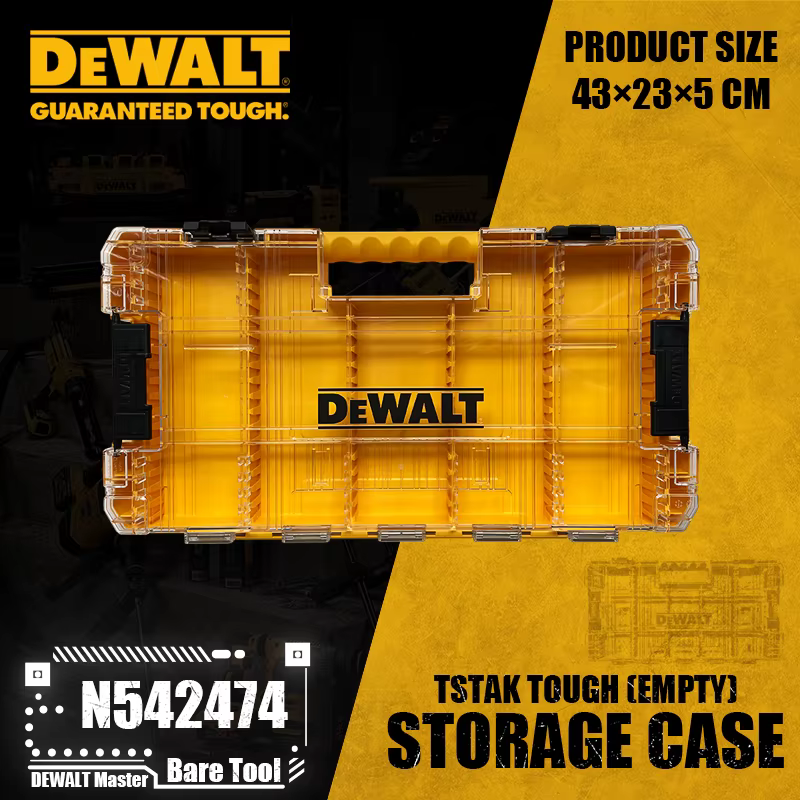 DEWALT N 542474   DT70839 grand boîtier robuste vide tournevis embout pièces boîte de rangement acce