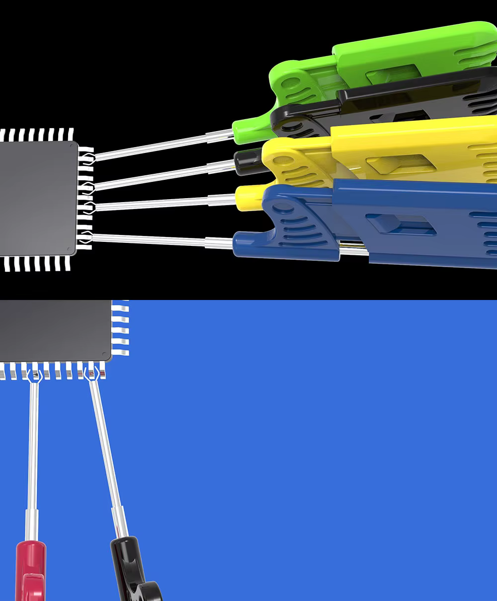 Pince universelle pour puce micro IC SOP SOIC TSSOP TSOP SSOP MSOP PLCC Qyen TQyen LQyen SMD IC, ana