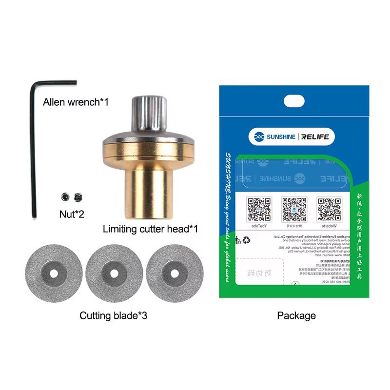 RELIFE RL-090 Limit Cutting Précision Limit Cutter Tête Écran Coupe Coins Soutien Simple Double Coup