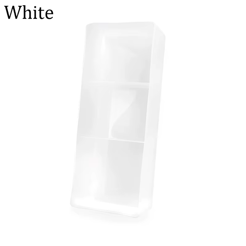 Boîte de rangement de cils avec couvercle, outil d'organisation de cosmétiques de bureau, support de