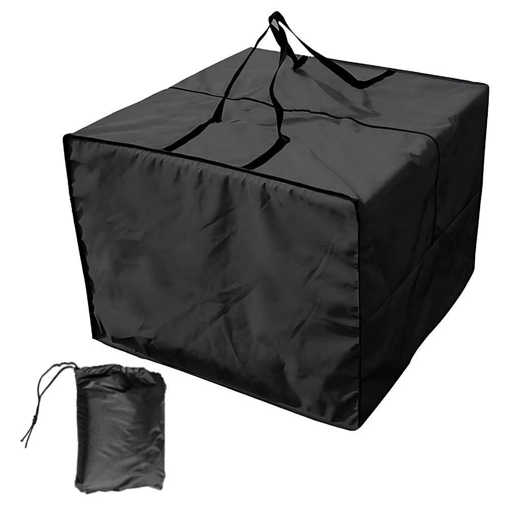 Carré ​   Sac de rangement de protection ​   Boîte de rangement domestique Oxford Clot 32x32x24 pouc