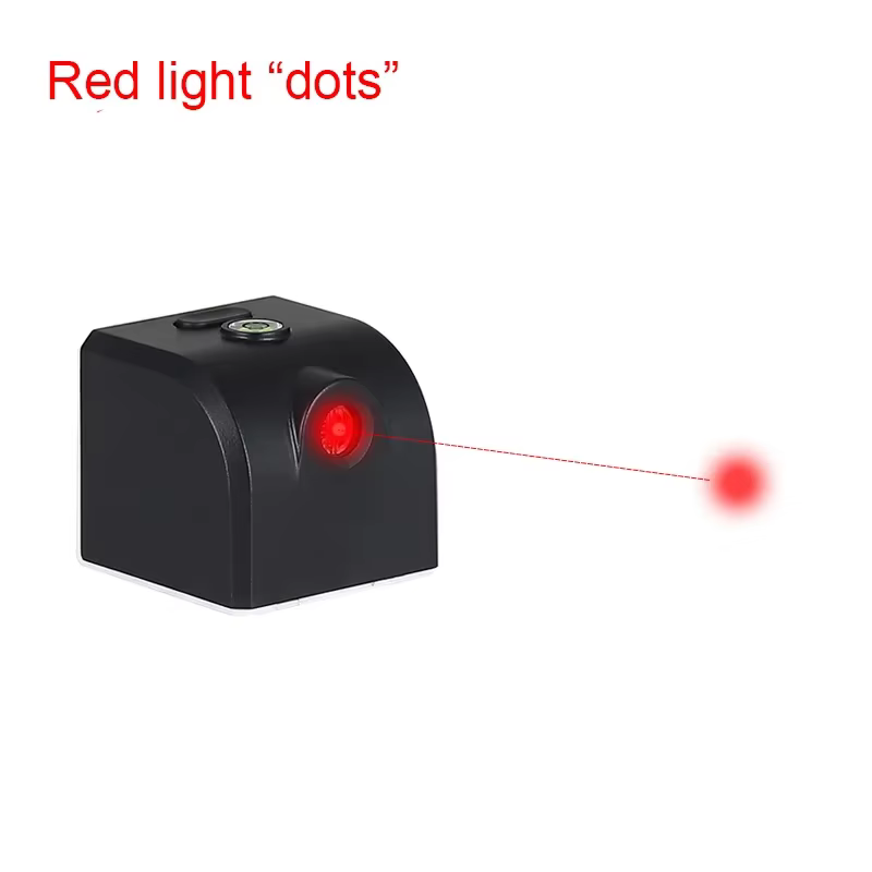 Niveau laser puissant, mini, lignes croisées horizontales et verticales, super vert, portable, avec 