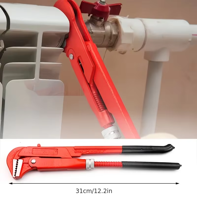 Robuste 90 °   Clé à pipe réglable 30,99/41,91/52,07 cm en acier allié, pour réparation automobile/n