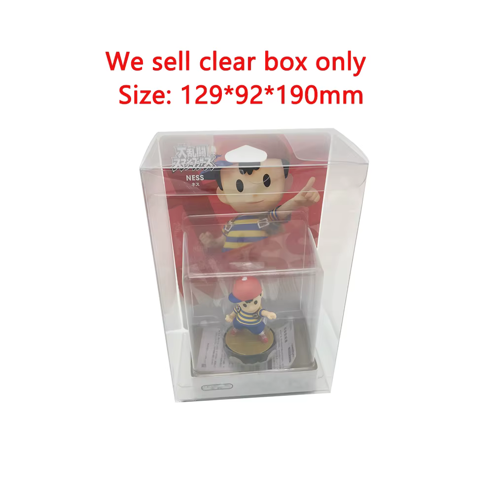 Boîte de protection transparente en PET de haute qualité pour amiibo Big Fight Collection, boîte de 