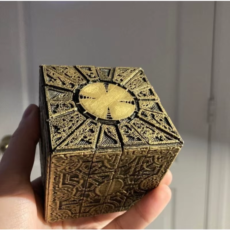 Puzzle Box Moveable Lament Horror Terror Figures, Film Series, Hellraiser Cube, IQ & EQ Test Toys, K