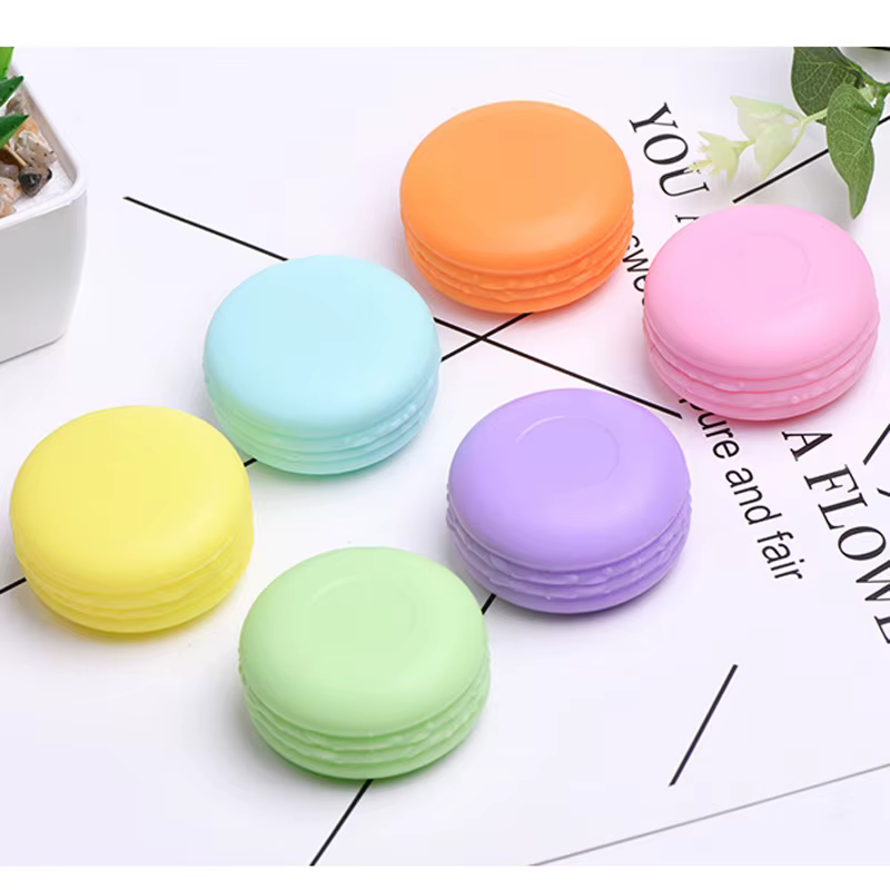 Conteneurs cosmétiques vides Macarons couleur bonbon, 500 pièces/lot, conteneur de baume à lèvres en