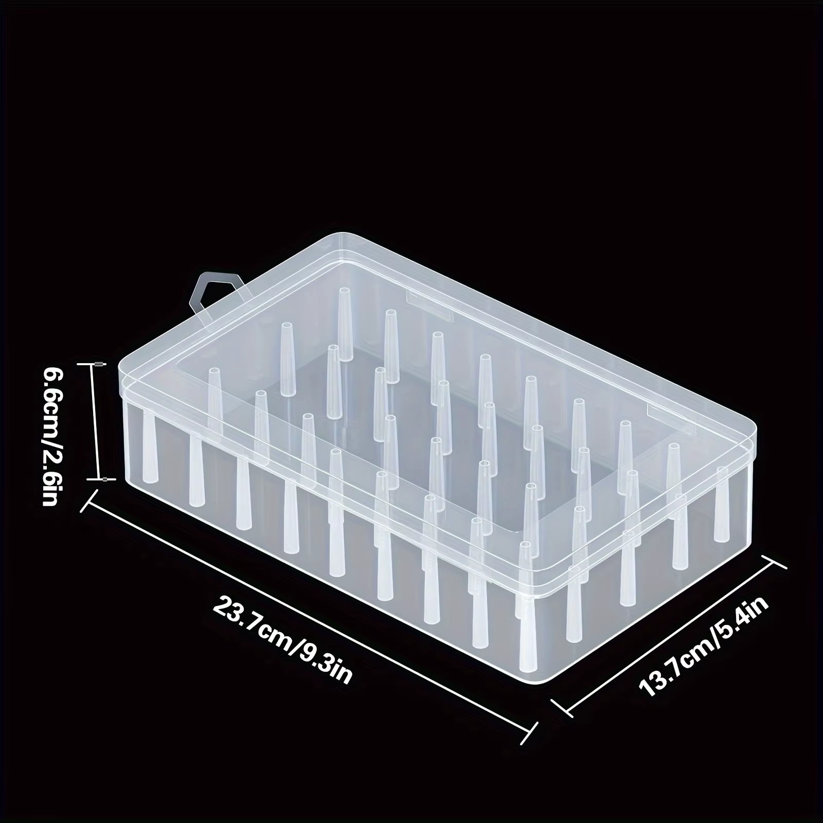 Boîte de rangement de fil à coudre 42 grilles, mallette d'organisation, organisateur de couture, bob