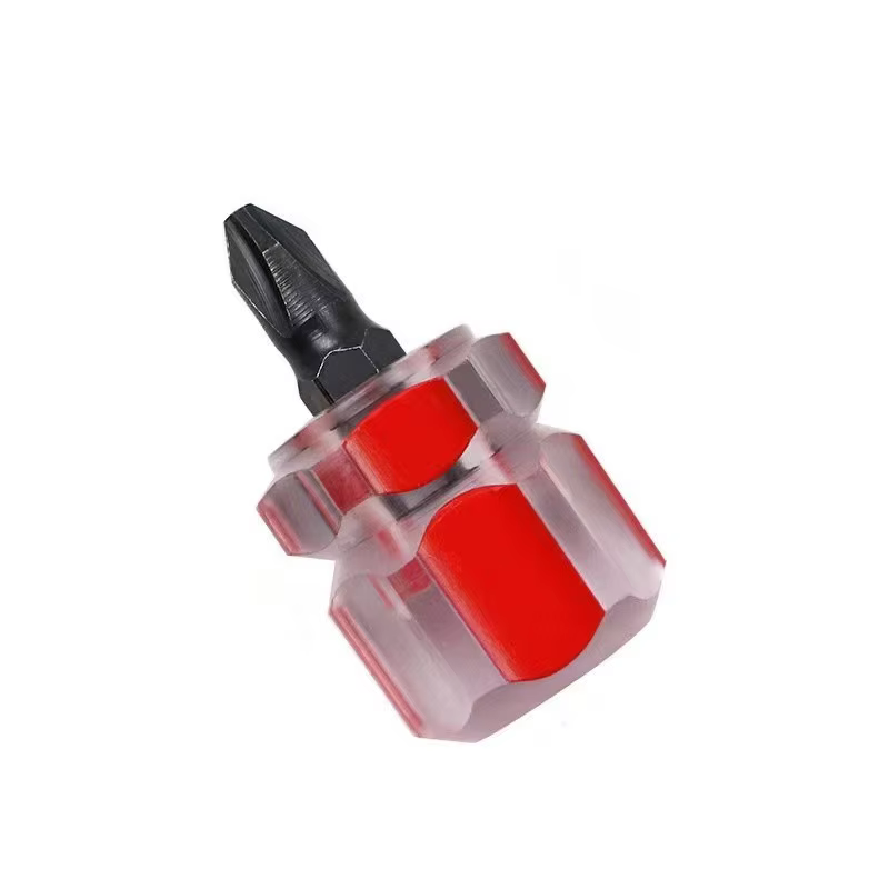 Kit de tournevis, Mini petit tournevis à tête de radis Portable, poignée transparente, réparation ou