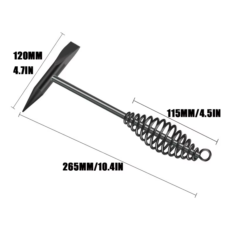 Marteau/marteau de soudage avec poignée à ressort hélicoïdal, utilisé pour enlever les scories et le