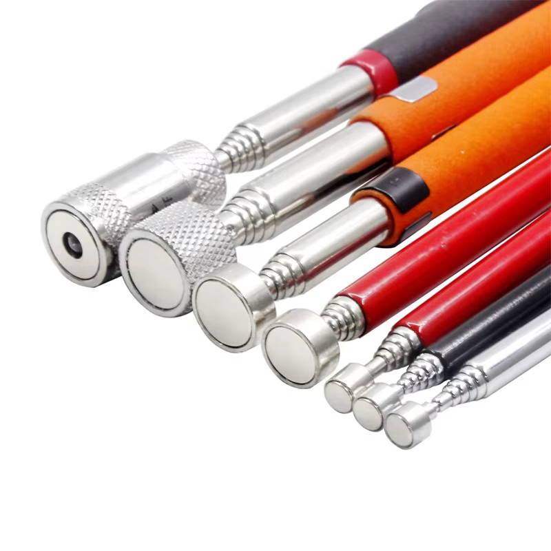 Mini outils de ramassage magnétiques télescopiques, poignée portable réglable, stylo extensible à lo