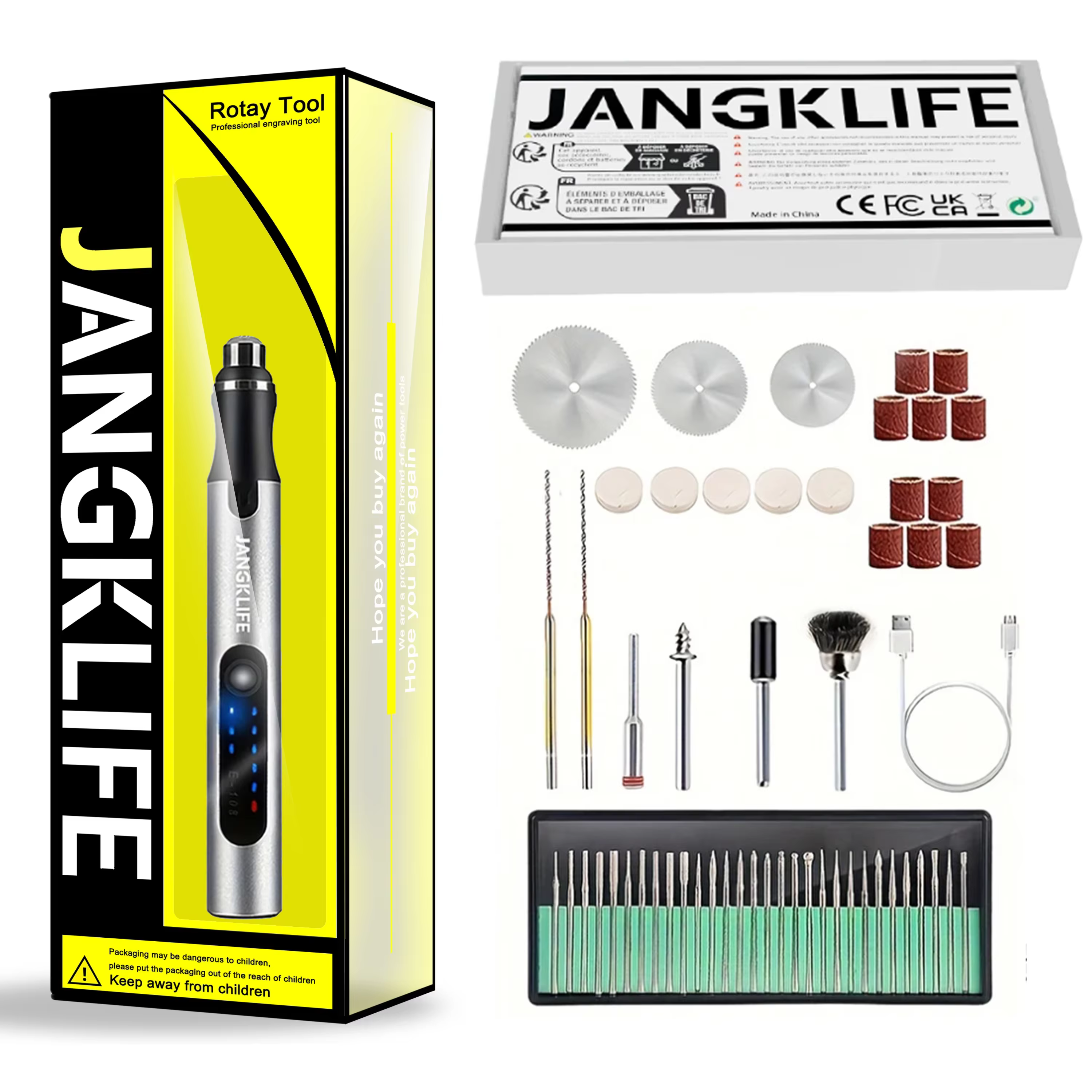 USB Sans Fil Outil Rotatif Kit Bois Gravure Stylo BRICOLAGE Pour Bijoux En Métal Verre Mini Perceuse